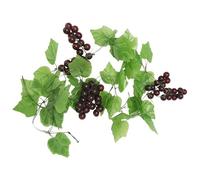 Cpolebev 2X Vite Frutta Artificiale per la Decorazione Domestica Giardino