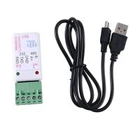 Cpolebev 3 In1 USB 232 485 TO RS485 / USB TO RS232 / 232 TO 485 Adattatore Convertitore Ch340 W/LED per WIN7, Controllo Accessi PLC Linux