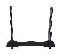 Cpolebev 3 Livelli Samurai Sword Katana Supporto Supporto Staffa Rack Display Nero
