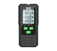 Cpolebev 3 nel 1 Rilevatore di Radiazioni di Campo Elettromagnetico Tester Misuratore EMF Misuratore di Allarme Radiofrequenza Portatile Multifunzionale