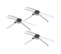 Cpolebev 3 Pezzi Ze-208S E89885 3 Velocità 4 Fili Interruttore un Catena Interruttore Ventilatore un Soffitto Interruttore Luce Parte di Ricambio,A