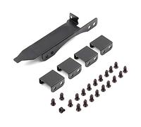 Cpolebev 3 Staffa per Slot PCI su Rack per Montaggio Ventola per Scheda Video con Supporto Kit Staffa Ventola 90MM/120MM Staffa Ventola