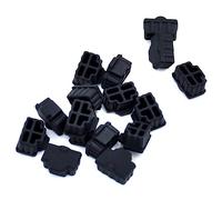Cpolebev 30 PCS Rj45 Coperchio Antipolvere in Silicone Tappo Antipolvere Router Switch di Rete Interfaccia di Rete per Computer Tappo Antipolvere