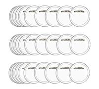 Cpolebev 30 Pezzi 58 mm Spille Trasparenti Bottoni Acrilici Design Distintivo Bottoni Trasparenti Badge Kit per DIY Artigianato3