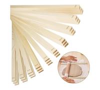 Cpolebev 30 Pezzi di Ceramica per Insegnare A Rotolare Bastoncini di Argilla Guida per Rulli di Argilla In Legno Strumenti per Argilla Set di Bastoncini Guida per Mattarello In Legno