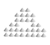 Cpolebev 30 Pezzi Strumenti per Caminetti Unghie In Ceramica Coni Forno In Ceramica Supporti per Cono per Forno Costruito In Strumenti per Ceramica Resistente Supporto per Argilla