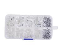 Cpolebev 320Pcs Xh2.54mm Alloggiamento In Gomma Morsettiera A Perno Dritto Kit Set e Femmina 2P3P4P5P