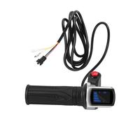 Cpolebev 36V Bicicletta Elettrica Scooter Speed Throttle Grip Display LCD con Interruttore EBike Twist Throttle Accelerator Grip Manubrio