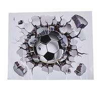Cpolebev 3D Decorazione Murale della Stanza dei Ragazzi della Decalcomania di Calcio della Decalcomania di Calcio di Arte del PVC 'Autoadesivo di Calcio