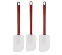 Cpolebev 3Pack Spatole Spatola Raschietto in Gomma Resistente al in Silicone 10 Pollici, Uso Cucina A