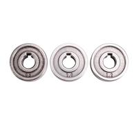 Cpolebev 3PCS Rotelle di Alimentazione del Filo per Saldatura Ruota di Trasmissione 0.6mm-1.2mm Knurl K Scanalatura Guida del Filo MIG Accessori per la Saldatura di Alta Qualità