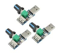 Cpolebev 3PZ 5W USB Fan Volume D'Aria Regolatore Continuo Modulo Regolatore di Velocità USB DC 5V Ingresso USB DC4-12V un 2.5-8V