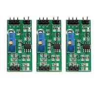 Cpolebev 3PZ LM393 Modulo Comparatore di Tensione 3,5-24 V con Indicatore LED Controllo Comparatore Analogico di Uscita Ad Alto Livello