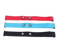 Cpolebev 3PZ per Fascia Toracica per La Frequenza Cardiaca Cinturino Regolabile per Sports Wireless Monitor Rate Belt A