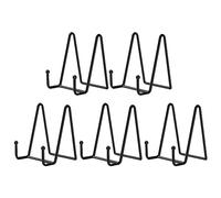 Cpolebev 4,3 Pollici 5 Pezzi Supporto per Piastra Espositore per Piastra per Foto, Piatto, Libro
