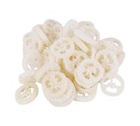Cpolebev 4-6 cm di Larghezza 100 Pezzi/Fetta di Luffa Naturale Fai da Te Personalizza Strumenti per Sapone, Detergente, Portasapone per Il Viso