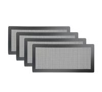 Cpolebev 4 Coperture Magnetiche per Ventilazione del Pavimento - Filtri A Rete da 5,5x12 Pollici per Casa/Pavimento/Parete/Soffitto Catturano Detriti, Polvere di Capelli