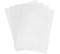Cpolebev 4 Fogli di Tela in Plastica A Rete da 14 Pezzi, Aida in Plastica da 14 CT, per Punto Croce e Creazione di Organizer per Gioielli (11x8 Pollici) Bianca