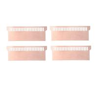 Cpolebev 4 PCS Rame Puro Notebook Gaming Laptop Memoria Dissipatore di Radiatore di Raffreddamento RAM Memory Cooler Dissipatore di 0.5Mm