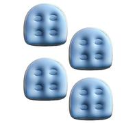 Cpolebev 4 Pezzi Booster per Spa e Vasca Idromassaggio, Cuscino Gonfiabile per Seduta In PVC, Schienale Impermeabile In PVC per Spa, Morbido Tappetino Massaggiante per Spa