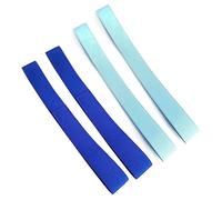 Cpolebev 4 Pezzi di Fasce per Asciugamani per Sedie da Spiaggia, Piscina e Crociera, Clip per Sedia per Asciugamani Blu e Blu