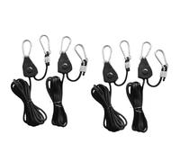 Cpolebev 4 Pezzi Puleggia Corda Puleggia Ascensore Clip Moschettone Canoa Coda Corda Tenditore da Forniture da