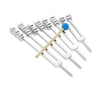 Cpolebev 4 Pezzi/Set di Diapason 32/48/64/128 Hz con per Test del Nervoso, Terapia di Guarigione del Suono, Assistenza Sanitaria