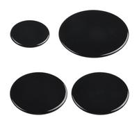 Cpolebev 4 Pezzi Tappo Bruciatore A Gas per Piano Cottura 55 mm 75 mm 100 mm per Bruciatore A Gas per Piano Cottura Forno Tappo Accessori da Cucina Piatto