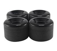 Cpolebev 4 PZ Ruote da Skateboard PU Indossabile Flessibile Durevole 65X45 PU Ruote da Skateboard Sport Nero