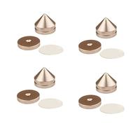 Cpolebev 4 Set HiFi Audio Piede Spikes Cono Pavimento del Piede Chiodo nel Lega di Alluminio Altoparlante CD Cabinet Amplificatore di Potenza Computer ()