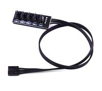 Cpolebev 40 Cm da 1 A 5 4 Pin Molex TX4 PWM Ventola CPU HUB Splitter Telaio del Computer Ventola Hub PC Chasis Dispositivo di Raffreddamento di Prolunga Adattatore Controller
