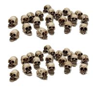 Cpolebev 40 Pezzi di Teschi Scheletrici Realistici di Dimensioni Mini per Decorazioni per la Tavola di Halloween