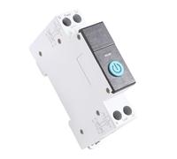 Cpolebev 40A Tuya Monofase su Guida Din WIFI Smart Contatore di Energia Timer Consumo di Energia Monitor KWh Wattmetro,Nero con Misurazione