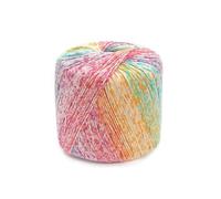 Cpolebev 40G/Palla di Filato di Cotone Colorato in Pizzo Filato Sfumato di Tintura Segmentale Fai da Te per Maglieria A Mano all'Uncinetto Indumento Bambola Filato di Pizzo Durevole Facile da Usare B