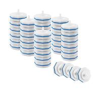 Cpolebev 40PCS Ricarica per Bacchetta Aggiornata Ricarica per Sciacquone Ricaricabile per Articoli da Toeletta USA e Getta Ricariche Compatibili per Bacchetta per WC