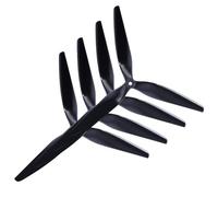 Cpolebev 4PCS 10X5X3 10 Pollici 3 Pale Nero Carbonio Rinforzato Nylon per Accessori Drone RC FPV