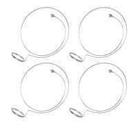Cpolebev 4Pcs Morsetti per Cavi, Supporto per Lente di Ingrandimento per Orologiai, Fascia per Lente di Ingrandimento, Supporto per Occhiali per Gioiellieri, Facile da Usare Ottima Manifattura.