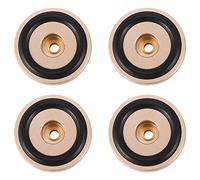 Cpolebev 4PCS Piedini Isolanti per Giradischi Punte per Diffusori nel Alluminio Piedini per Piedini con Piedini per Amplificatore Audio Audio