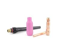 Cpolebev 4PZ per WP26 WP17 WP18 Torcia di Saldatura TIG Consumabili Elettrodi di Tungsteno Collet Punta Ugello di Allumina Tappo Della Tazza