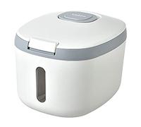 Cpolebev 5 kg di Secchio di Sigillato Dispenser Insetto a Prova di umidità Contenitore di Stoccaggio di Sigillato Scatola di Immagazzinaggio di Grano Grigio