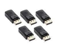Cpolebev 5 Pezzi 4K Displayport Dummy Plug DP Adattatore Display Virtuale Scheda Video Grafica Imbroglione EDID Emulatore Fantasma Testa Durevole Facile Installazione