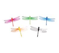 Cpolebev 5 Pezzi 8 cm 3D Artificiale libellule Frigo Magnete per Casa Natale NozzeDecorazione, Colori A Caso Inviare