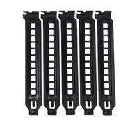 Cpolebev 5 Pezzi Copertura Slot PCI Filtro Antipolvere Scheda di Chiusura Ventola di Raffreddamento Filtro Antipolvere Ventilazione per Case del Computer PC Durevole Facile da Usare, con Foro
