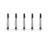 Cpolebev 5 Pezzi Penna Stilo Universale Disco Trasparente Schermo Capacitivo Touch Pen Punta di Ricambio Disegno Scrittura Pennino Testa di Matita