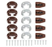Cpolebev 5 Set di Kit di Guide per Cassetti, Guide per Cassetti, Parti di Mobili per Cassettiere, e Cassetti del Comodino