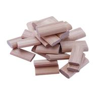 Cpolebev 50 Pezzi di Connettori per Tasselli In Legno Domino da 8 Mm, Tappi In Legno di Faggio, Connettori di Giunzione per Mobili per la Lavorazione del Legno Facile da Installare Facile da Usare