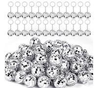 Cpolebev 50 Pezzi Mini Disco Ball, Specchio Disco Ball Bulk per Feste Stile Disco '70 e '80 Decorazioni per Feste Stile Disco '70 e '80