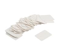 Cpolebev 50 Pezzi Piccoli nel Carta Kraft Orecchini Un Orecchino Display Carte Prezzo Etichetta Tag Porta Carte Gioielli, 3,5 X 2,5 Cm ()
