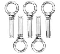Cpolebev 5Pcs M8 X 60Mm Bullone di Espansione Bullone di Ancoraggio 304 nel Acciaio Inossidabile di Sollevamento Bullone di Ancoraggio Golfare di Espansione