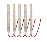Cpolebev 5PZ 10Cm Impermeabile 5050 Led Strip Lights Dc 12V Caravan Boat Car